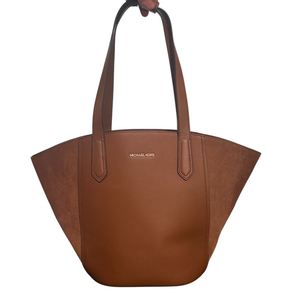 Michael Kors Portia Tote Leather and Suede